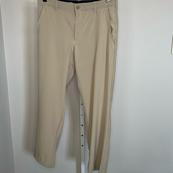IZOD Golf Khaki Straight Front Pants Size 36X32 - Picture 2 of 9